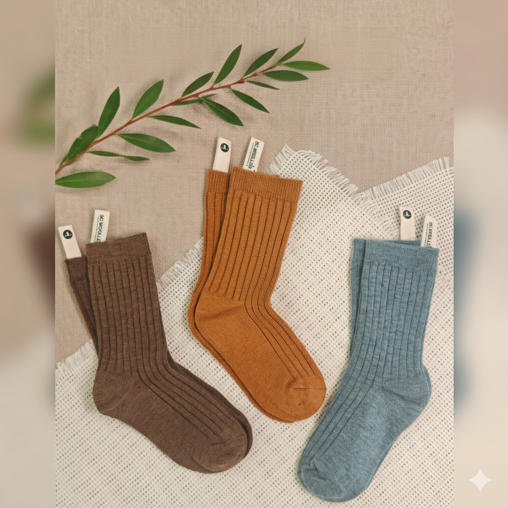 Wool Socks – Solid Color C